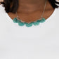 Mermaid Oasis - Blue - Paparazzi Necklace Image