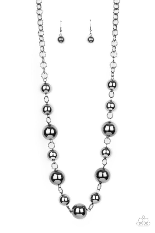 Commanding Composure - Black - Paparazzi Necklace Image