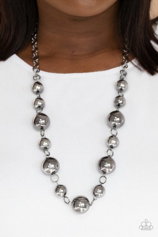 Commanding Composure - Black - Paparazzi Necklace Image