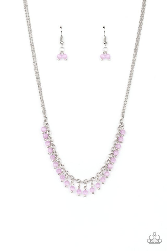 DEW a Double Take - Purple - Paparazzi Necklace Image