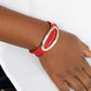 Corded Couture - Red - Paparazzi Bracelet Image