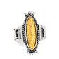 Sahara Escape - Yellow - Paparazzi Ring Image