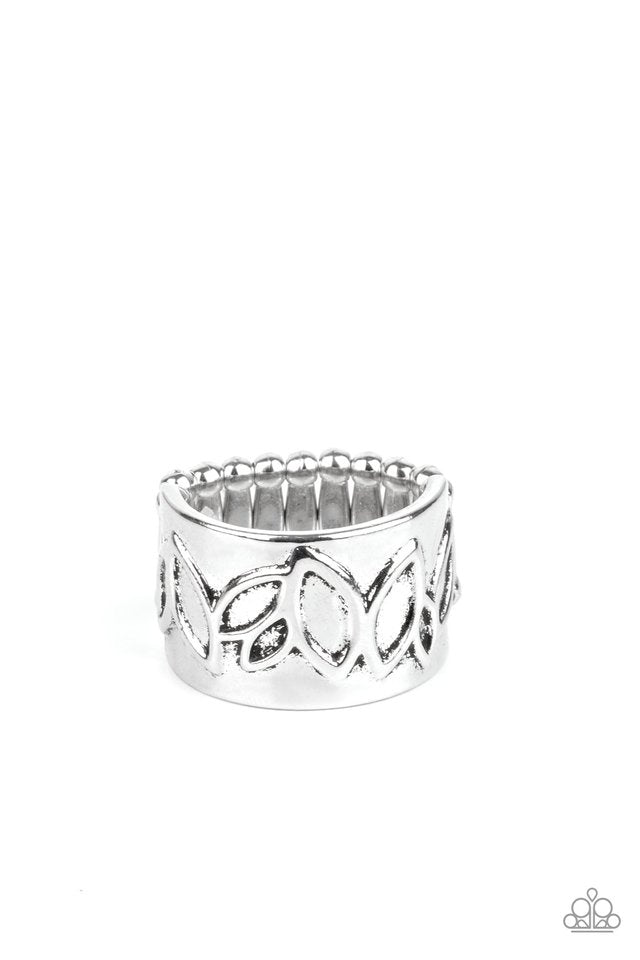 When You LEAF Expect It - Silver - Paparazzi Ring Image