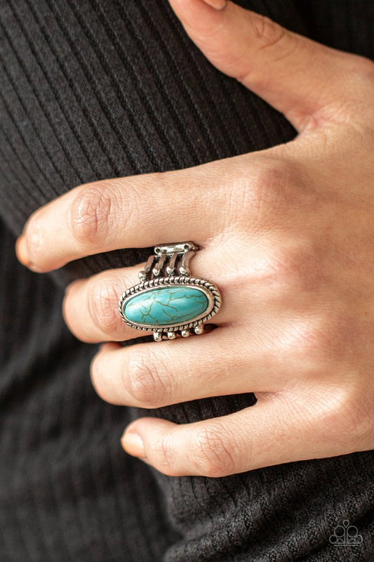 ​Home On The RANCH - Blue - Paparazzi Ring Image