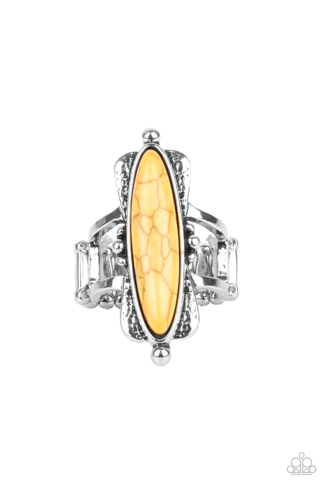 Cottage Craft - Yellow - Paparazzi Ring Image