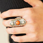 ​Badlands Garden - Orange - Paparazzi Ring Image