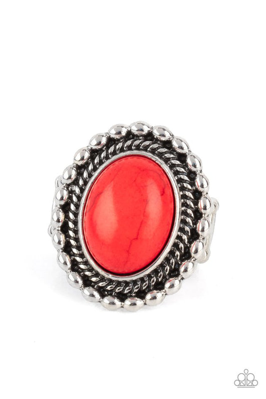 Sedona Soul - Red - Paparazzi Ring Image
