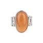 Mystical Mantra - Orange - Paparazzi Ring Image