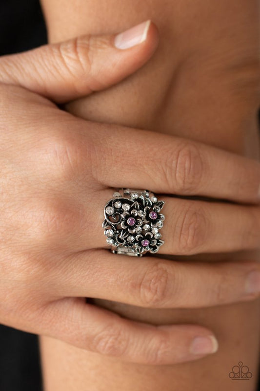 Perfectly Perennial - Purple - Paparazzi Ring Image