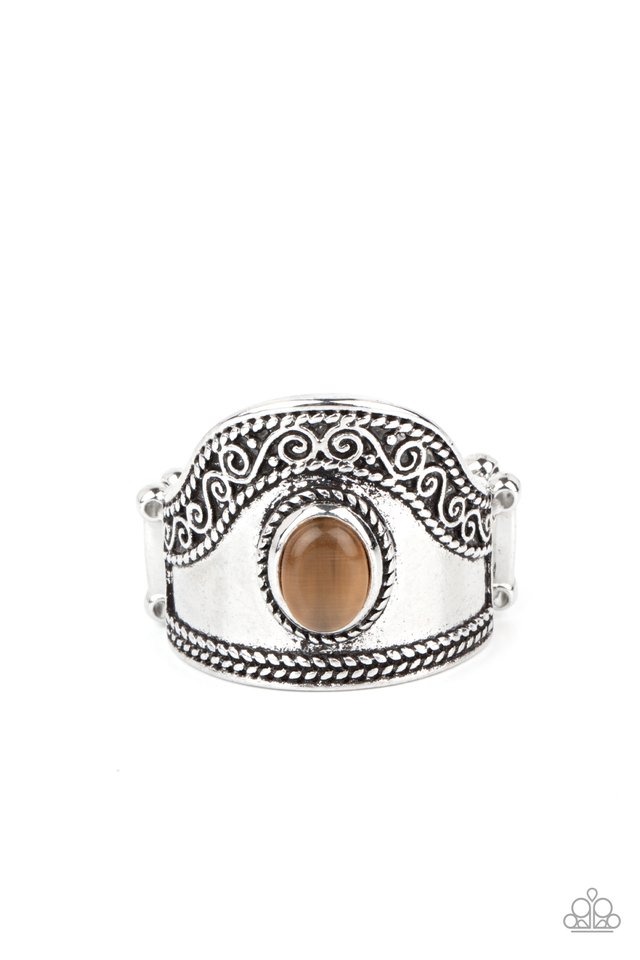 ​Dreamy Definition - Brown - Paparazzi Ring Image