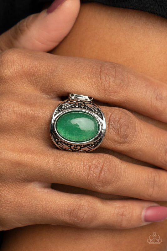 Sedona Dream - Green - Paparazzi Ring Image