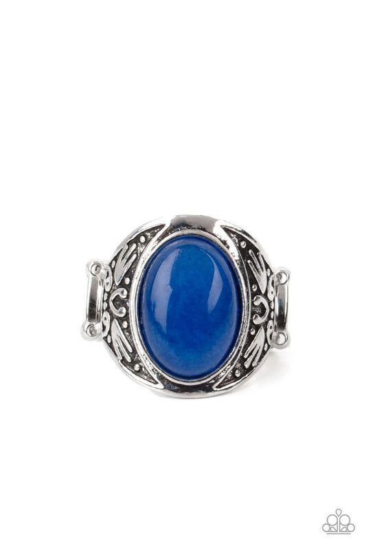 Sedona Dream - Blue - Paparazzi Ring Image