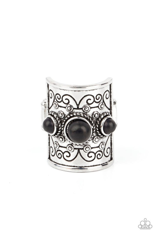 Southwestern Scenery - Black - Paparazzi Ring Image