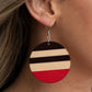 Yacht Party - Red - Paparazzi Earring Image