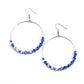 Glimmering Go-Getter - Blue - Paparazzi Earring Image