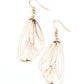 ​Turn Into A Butterfly - Gold - Paparazzi Earring Image