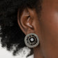 ​Dazzling Definition - Black - Paparazzi Earring Image