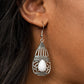 Eastern Essence - White - Paparazzi Earring Image