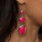 ​Retro Reality - Pink - Paparazzi Earring Image