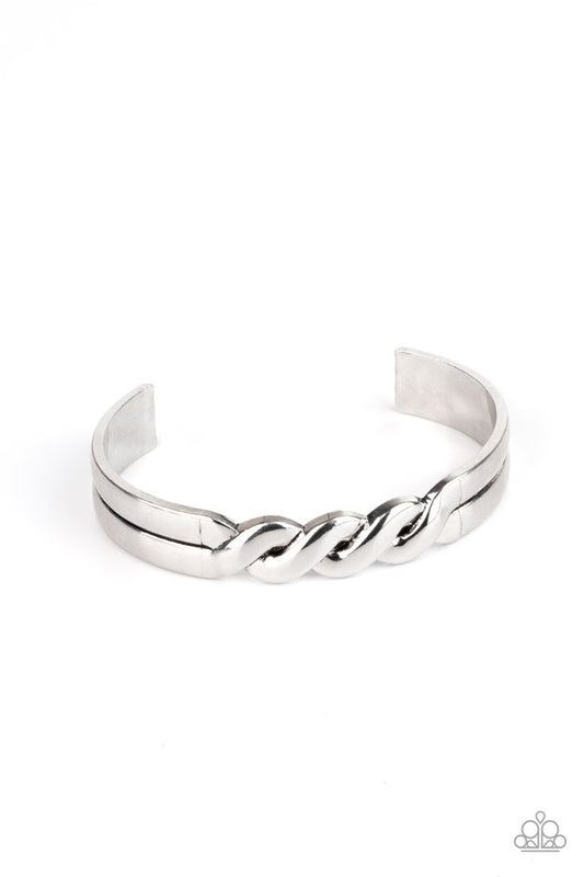 ​Metro Machine - Silver - Paparazzi Bracelet Image