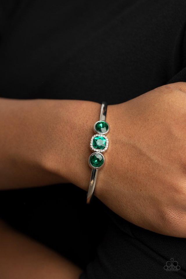 Royal Demands - Green - Paparazzi Bracelet Image