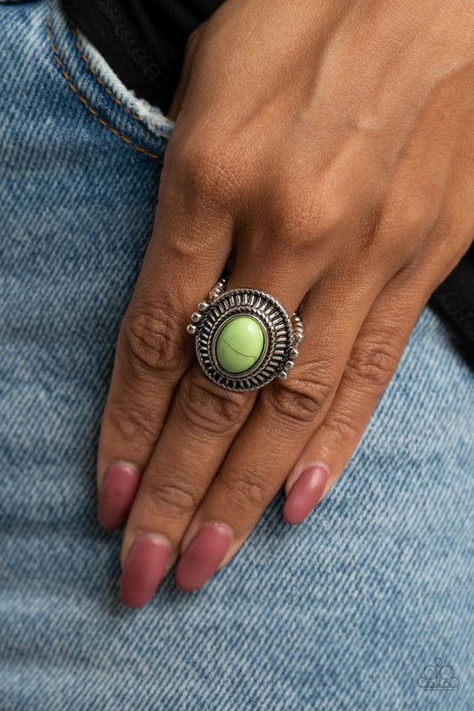 BADLANDS To The Bone - Green - Paparazzi Ring Image