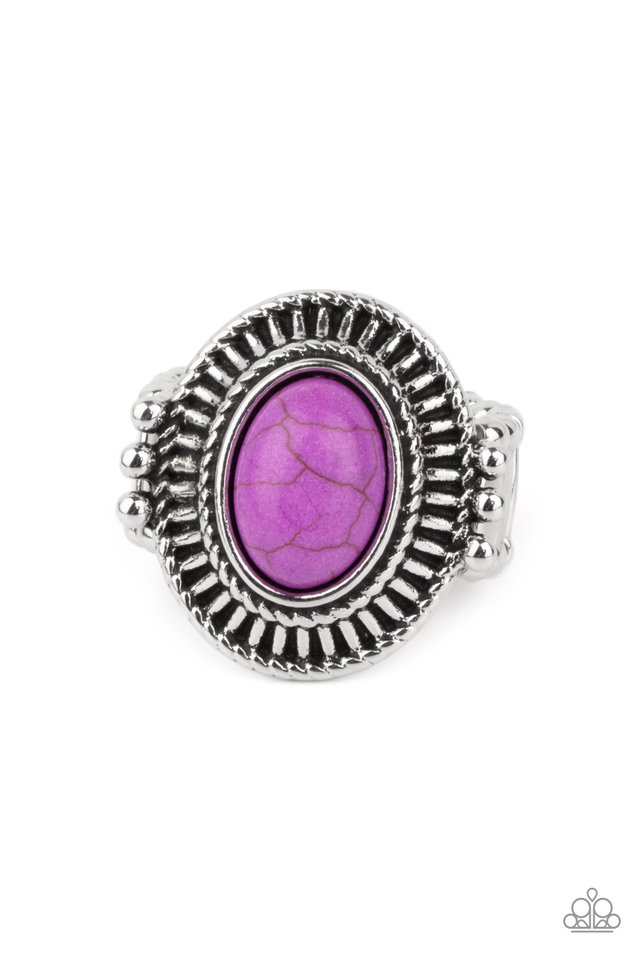 BADLANDS To The Bone - Purple - Paparazzi Ring Image