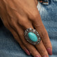 Bring Down The RANCH House - Blue - Paparazzi Ring Image