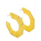 Fabulously Fiesta - Yellow - Paparazzi Earring Image