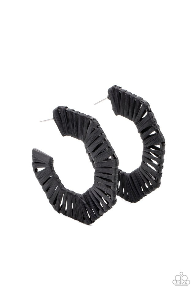 ​Fabulously Fiesta - Black - Paparazzi Earring Image