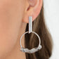 ​Set Into Motion - Silver - Paparazzi Earring Image