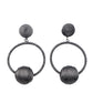 Paparazzi Earring April LOP ~ Social Sphere - Black