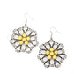 Dazzling Dewdrops - Yellow - Paparazzi Earring Image