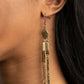 Defined Dazzle - Brass - Paparazzi Earring Image