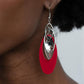 Ambitious Allure - Red - Paparazzi Earring Image