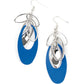 ​Ambitious Allure - Blue - Paparazzi Earring Image