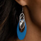 ​Ambitious Allure - Blue - Paparazzi Earring Image