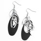 ​Ambitious Allure - Black - Paparazzi Earring Image