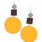 Modern Materials - Yellow - Paparazzi Earring Image