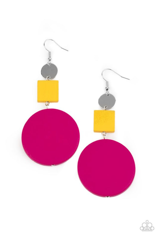 ​Modern Materials - Multi - Paparazzi Earring Image