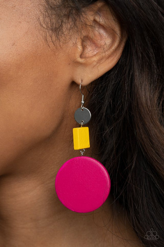 ​Modern Materials - Multi - Paparazzi Earring Image