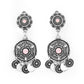 ​A DREAMCATCHER Come True - Pink - Paparazzi Earring Image