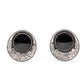 ​Off The RICHER-Scale - Black - Paparazzi Earring Image