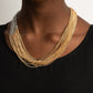 Metallic Merger - Gold - Paparazzi Necklace Image