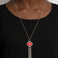 What GLOWS Up - Red - Paparazzi Necklace Image