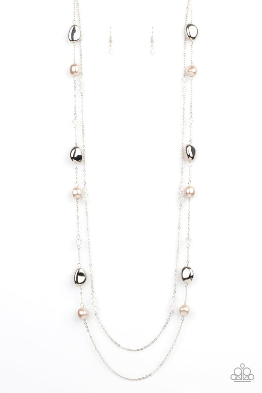 Gala Goals - Brown - Paparazzi Necklace Image