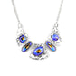 Futuristic Fashionista - Blue - Paparazzi Necklace Image