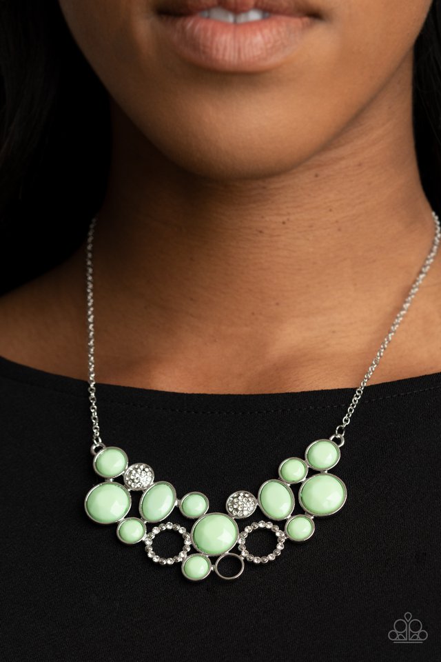 Extra Eloquent - Green - Paparazzi Necklace Image