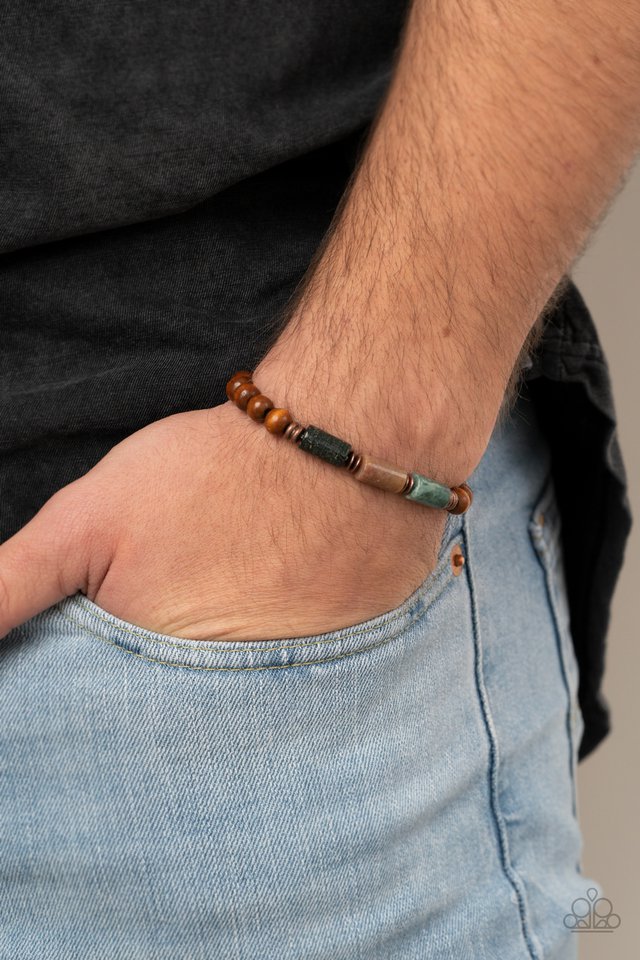 ​ZEN Most Wanted - Copper - Paparazzi Bracelet Image