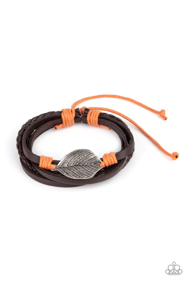 FROND and Center - Orange - Paparazzi Bracelet Image